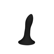 Essentials Premium Dildo Black – silikonski dildo, 14 cm