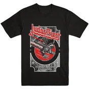 Judas Priest Majica Silver and Red Vengeance Unisex Black M