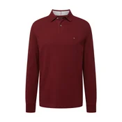 TOMMY HILFIGER Majica 1985 REGULAR LS POLO mornarska/rdeča/bordo/bela
