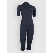 Ion Static 3/2 Overknee Ss Back Zip Wetsuit black