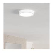 Eglo 901332 - LED kopalniško stropno svetilo FUEVA LED/7,5W/230V premer 16,6 cm IP44 belo