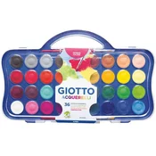 Vodene boje Giotto - 36 boja, s kistom