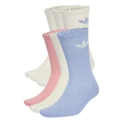 ADIDAS ORIGINALS Nogavice Trefoil Cushion opal/staro roza/off-bela