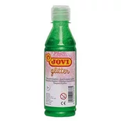 JOVI bleščeča tempera barva 250 ml v steklenički zelene barve