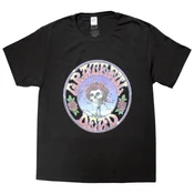 The Grateful Dead Bertha Circle Vintage Wash Very Dark Charcoal Grey XL Majica