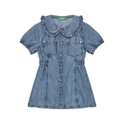 United Colors Of Benetton Jeans obleka 41DWGV029 Modra Regular Fit