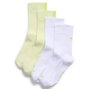 PUMA Womens Classic Socks (2-Pack), Clothing, Lime, 35/38