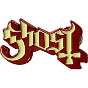 Ghost Logo Red Shadow Odznak 42 x 22 mm