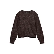 VERO MODA Pletena jopa VMDoffy pikčasto rjava
