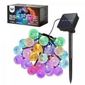 30x barvnih LED kristalnih lučk na vrvici Forever Light