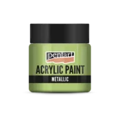Akrilna barva kovinska - 50 ml - Svetlo zelena