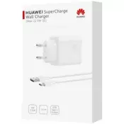 Huawei original hišni polnilec 22,5W SUPER CHARGE CP404 s kablom TYPE C - bel - (EU blister) original