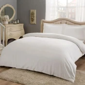 Tac Set posteljine Basic, Satenski, 200x220cm, Beli