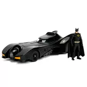 DC Comics Batman Batmovil 1989 metal auto + figura