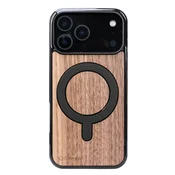shumee Lesen ovitek Bewood za iPhone 17 Pro Max, AMERIŠKI OREH z MagSafe