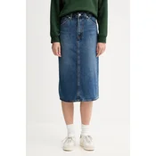 Traper suknja Levis midi, ravna, 001VH