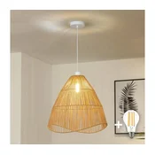 Brilagi - LED luster na sajli CERIA BOHO 1xE27/40W/230V, precnik 50 cm, braon