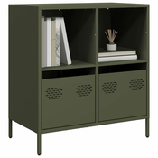 Komoda maslinastozelena 68x39x73,5 cm hladno valjani celik