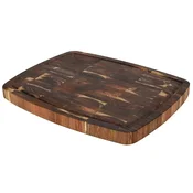 Excellent Houseware Deska za rezanje iz akatovega lesa 46 x 36 x 3,5 cm