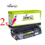 Komplet HP 53X/Q7553X/LaserJet M2727, P2014, P2015 kompatibilna tonerja (2) - 2 x črna