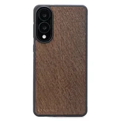 shumee Lesen ovitek Bewood za Samsung Galaxy S25 Edge, dimljen hrast