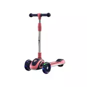 Trotinet deciji sa 3 tocka (svetleci tockovi) sklopivi model tt-1004 roza/t.plava ( 540131 )