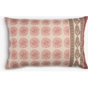 Ukrasna jastucnica 40x60 roze/braon