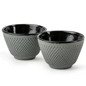 Šalica XILIN 100 ml, set od 2 kom, lagano zelena, lijevano željezo, Bredemeijer