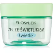 FlosLek Laboratorium Eye Care gel za predel okoli oči s smetilko  10 g