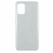 MaxMobile maskica za Samsung Galaxy A03S GLITTER srebrna