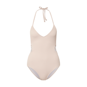 Womens Ribbed Swimsuit Rose