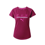 Dámské tricko Puma  Run 5K Logo Tee Grape Wine