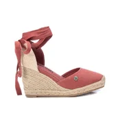 Refresh za ženske. 17087203-CORAL Espadrile 170872 rdeče (38), Rdeča, Tkanina, 8 do 10 cm, Čipke, Priložnostno