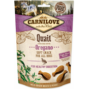 Carnilove Dog Soft Snack prepelice s origanom 200g