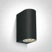ZIDNA SVJETILJKA 2XGU-10 IP65 CRNA