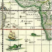 Historische WELTKARTE 1635 - Willem Janszoon Blaeu (Plano)