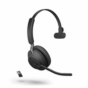 Jabra Evolve2 65 slušalice mono bežični crni Bluetooth s priključkom 380 USB-A