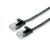 VALUE UTP CAT6a patch kabel ravnog dizajna, 3 m, crni 21.99.0823-40