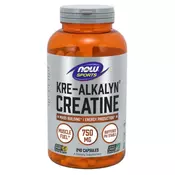 NOW Foods Kre-Alkalyn® kreatin 120 kaps.