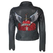Ženska jakna (biker) MWHeartbeat - Asymmetrical - 1101-0837