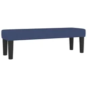 Vidaxl Klop modra 100x30x30 cm blago