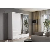 Garderobna omara Lopez 200 cm - bela