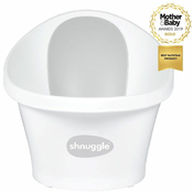 Shnuggle kadica za bebe do 12m, White/Grey