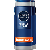 Nivea Gel za tuširanje za moške Men Protect & Care 2 x 500 ml