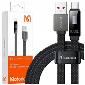 Mcdodo MCDODO USB-C KABEL ZA HITRO POLNJENJE ZA SAMSUNG XIAOMI TYPE C 6A 100W 1M LED