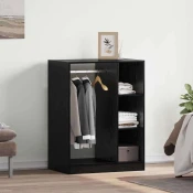 Ormaric s policom s pohranom Crni hrast 77 x 48 x 102 cm