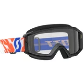 Djecje motocross naocale SCOTT Primal Youth crne s prozirnim pleksiglasom
