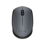 Logitech M170 Bežicni miš, Opticki, 1000 DPI, Crni