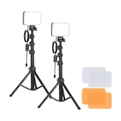 Neewer BP66 studio set dva LED lučki + filtri + stojala