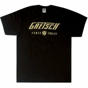 Gretsch Power & Fidelity Logo T-Shirt Black L